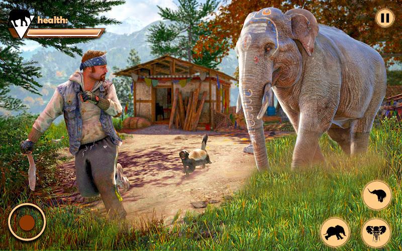 Elephant Simulator Animal Game Captura de pantalla 0