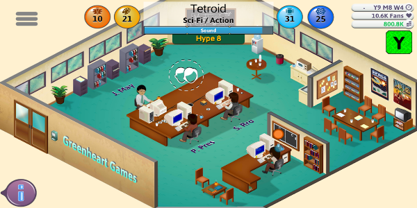 Game Dev Tycoon Captura de pantalla 1