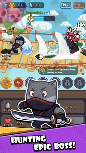 Cat Legend: Idle RPG War Capture d'écran 3