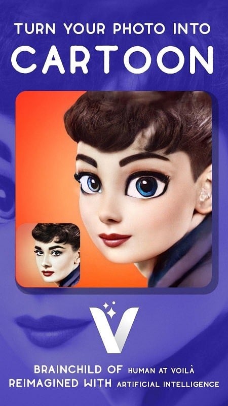 Voila AI Artist AI कार्टून स्क्रीनशॉट 0