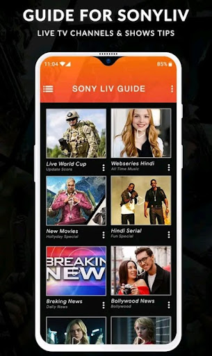 SonyLiv - Live TV Shows, Cricket & Movies Guide應用截圖第2張