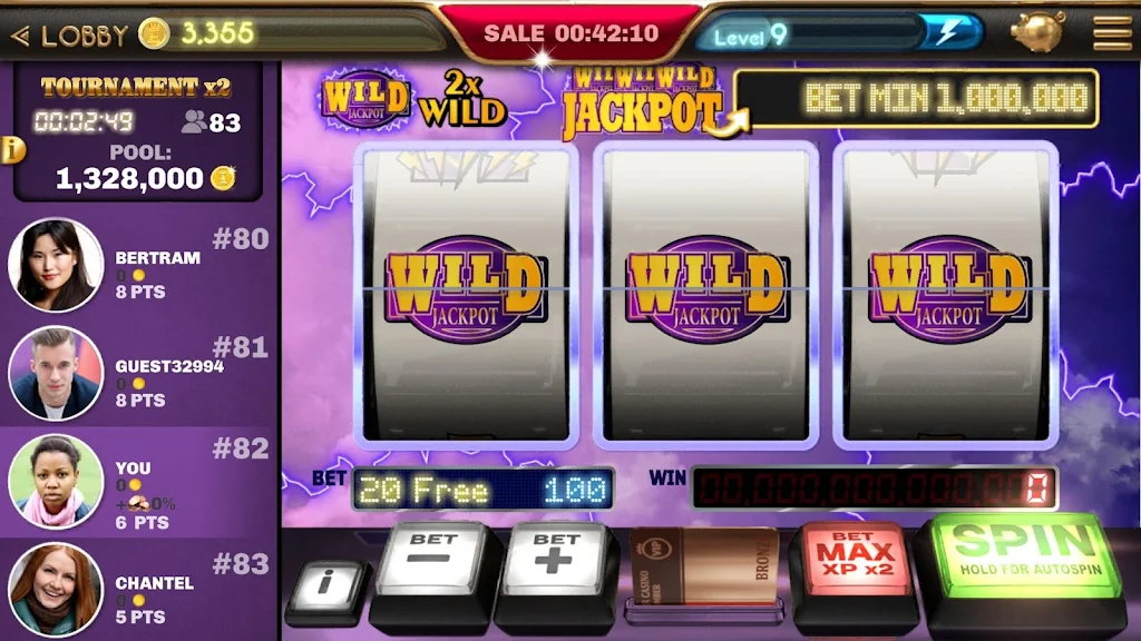 Classic Slots - Electric 777 Ảnh chụp màn hình 2