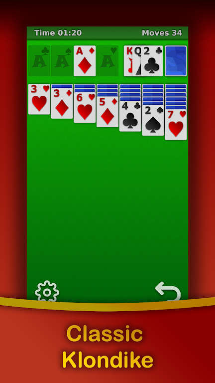 Klondike Solitaire - Free Screenshot 1