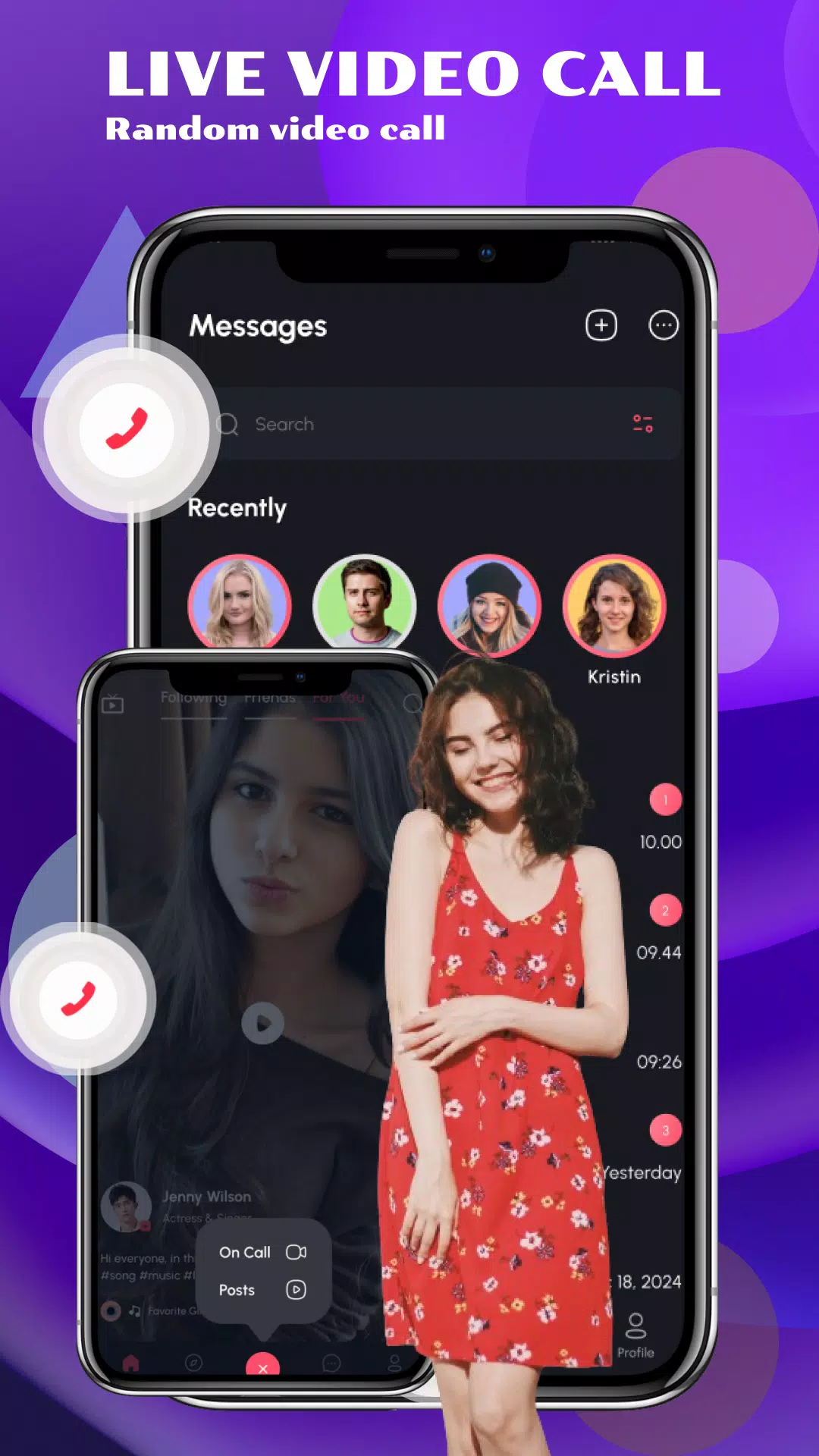 Sexy Video Call & Chat Random ภาพหน้าจอ 2