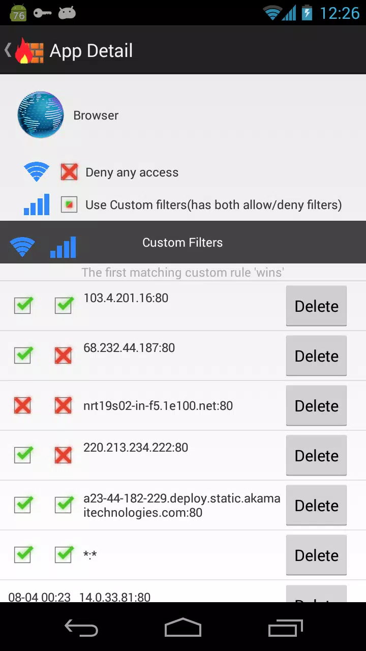 NoRoot Firewall Tangkapan skrin 1