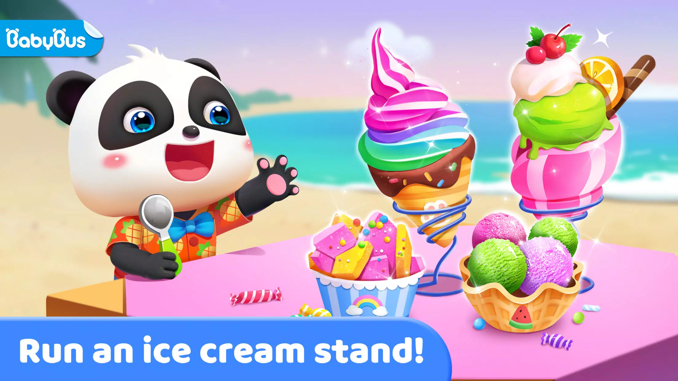 Little Panda's Ice Cream Stand Скриншот 0