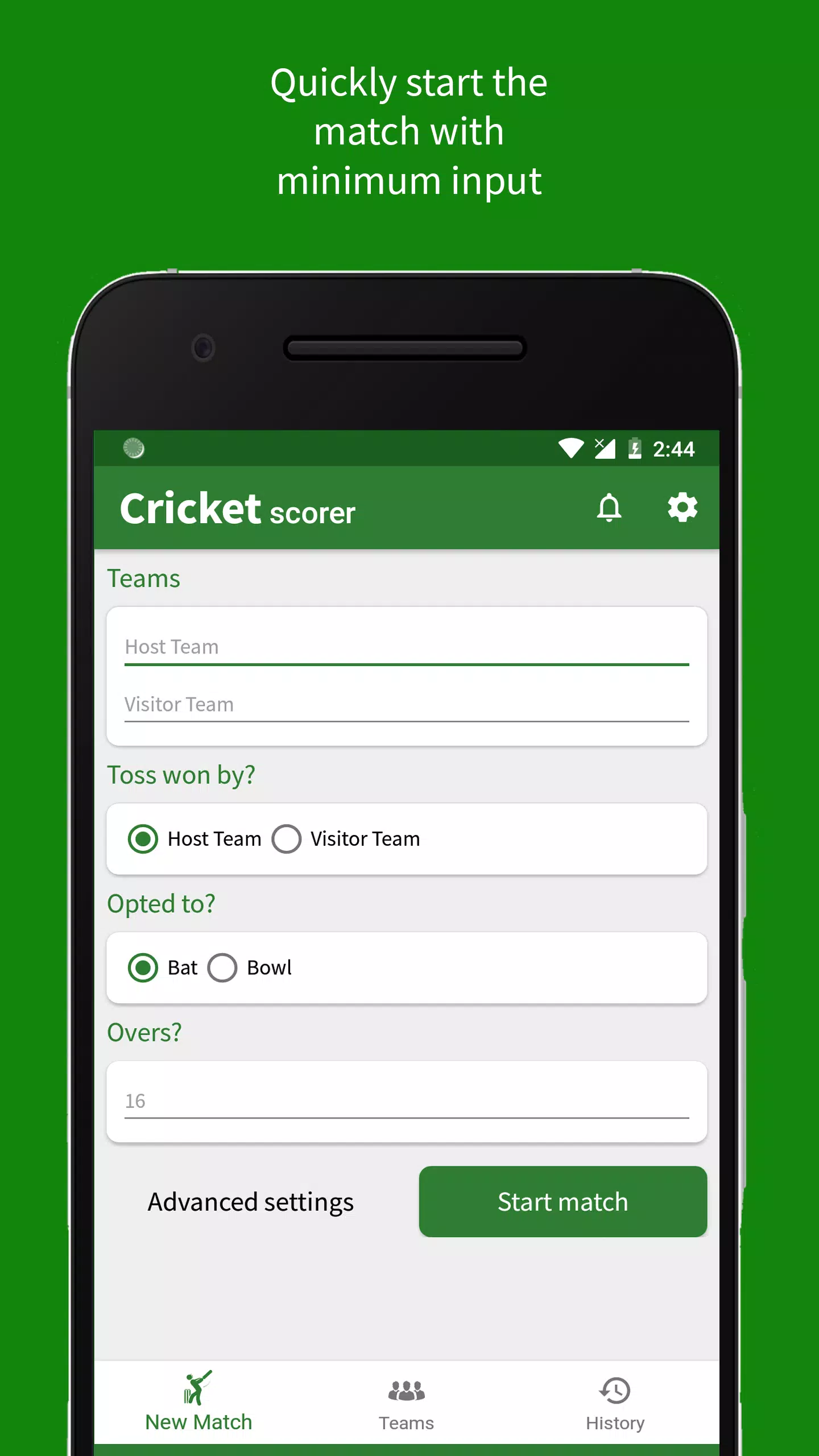 Cricket Scorer應用截圖第0張