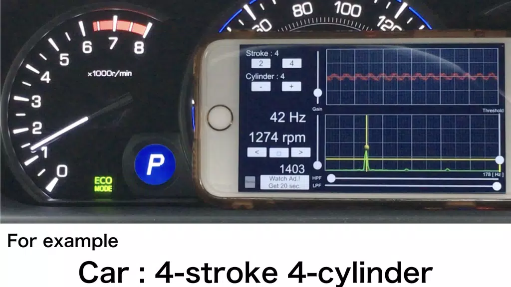 Engine Sound Analyzer:RPM Calc应用截图第0张