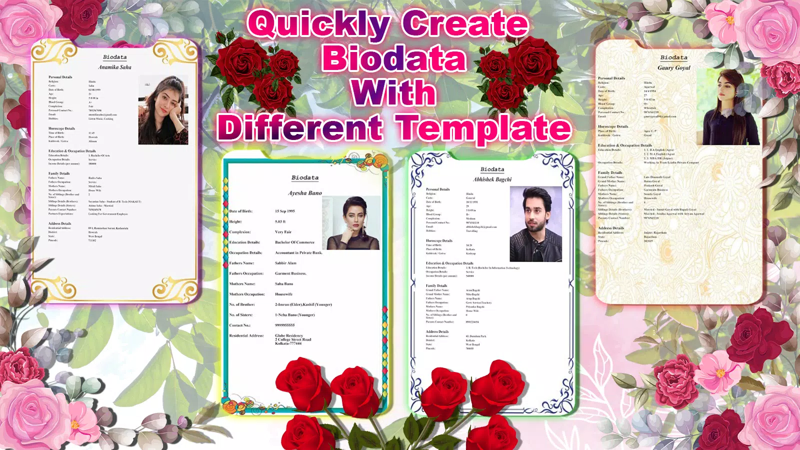 Marriage Biodata Maker Screenshot 1