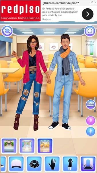 College Girl & Boy Makeover Ekran Görüntüsü 3