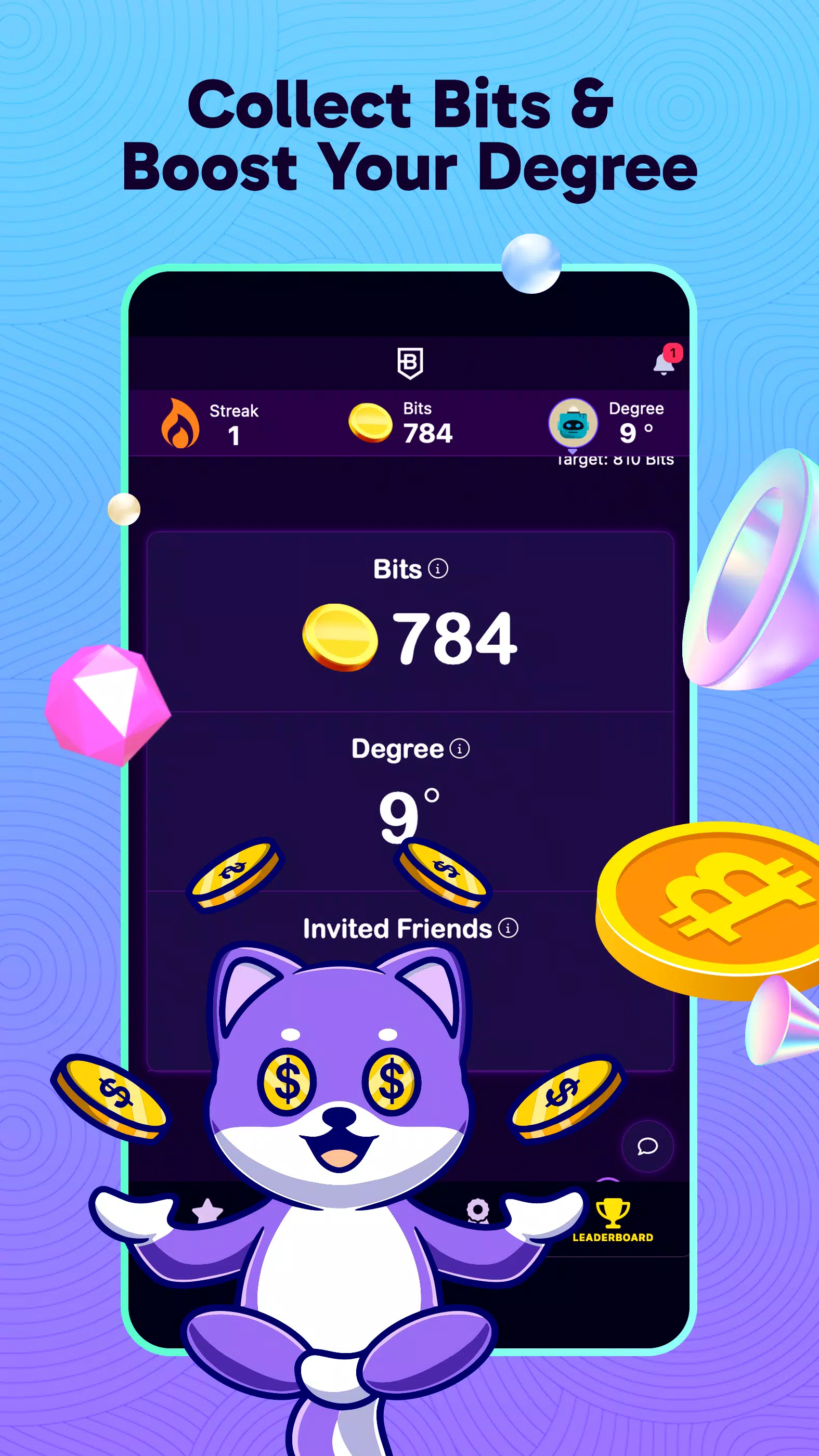 BitDegree: Play & Earn Crypto ဖန်သားပြင်ဓာတ်ပုံ 3