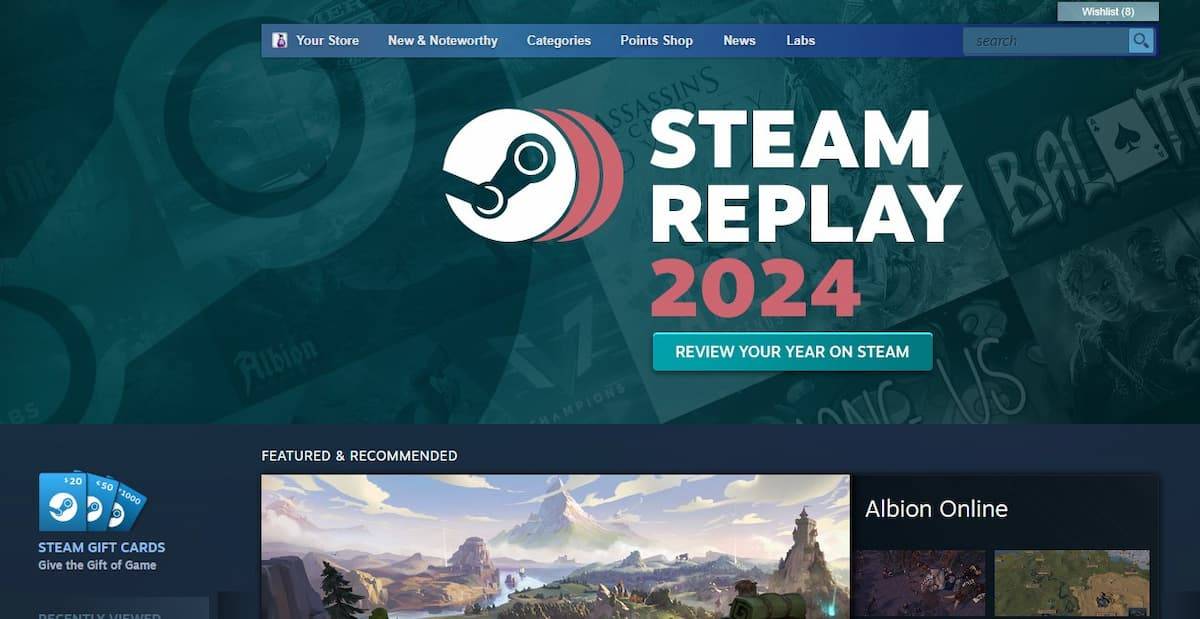 Steam Replay 2024 Access