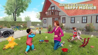 Virtual Mother Baby Twins Ảnh chụp màn hình 2