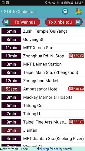 Keelung Bus Timetable Tangkapan skrin 3