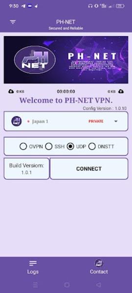 PH-NET VPN ဖန်သားပြင်ဓာတ်ပုံ 2