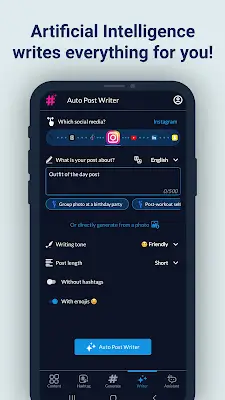 Hashtags AI: Follower Booster ဖန်သားပြင်ဓာတ်ပုံ 3