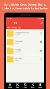 Lock my Folder - Folder hider Скриншот 1