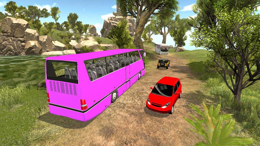 Offroad Bus Climb Hill Racing Screenshot 2