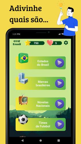 Quiz Brasil スクリーンショット 1