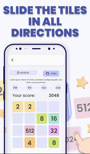 2048 Merge: Puzzle Challenge स्क्रीनशॉट 1