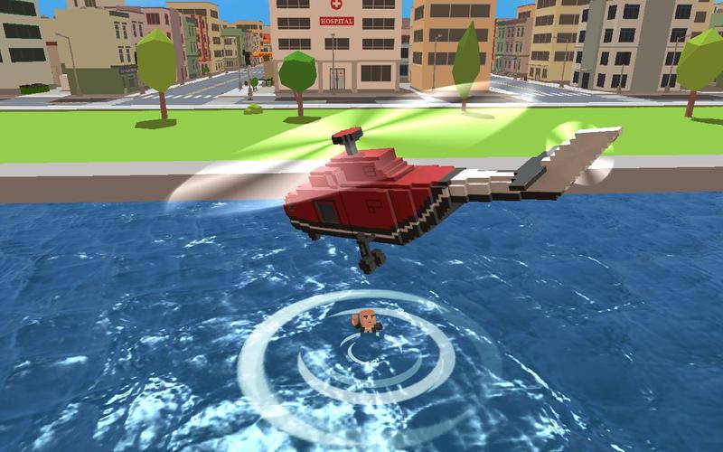 Helicopter Rescue Simulator Tangkapan skrin 3