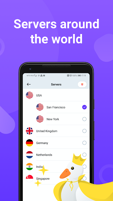 VPN Duck ภาพหน้าจอ 2