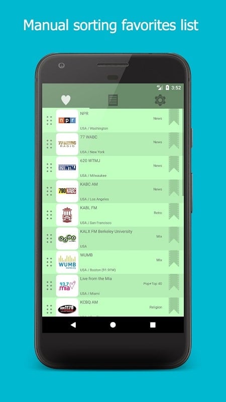 Schermata RadioNet Radio Online 2
