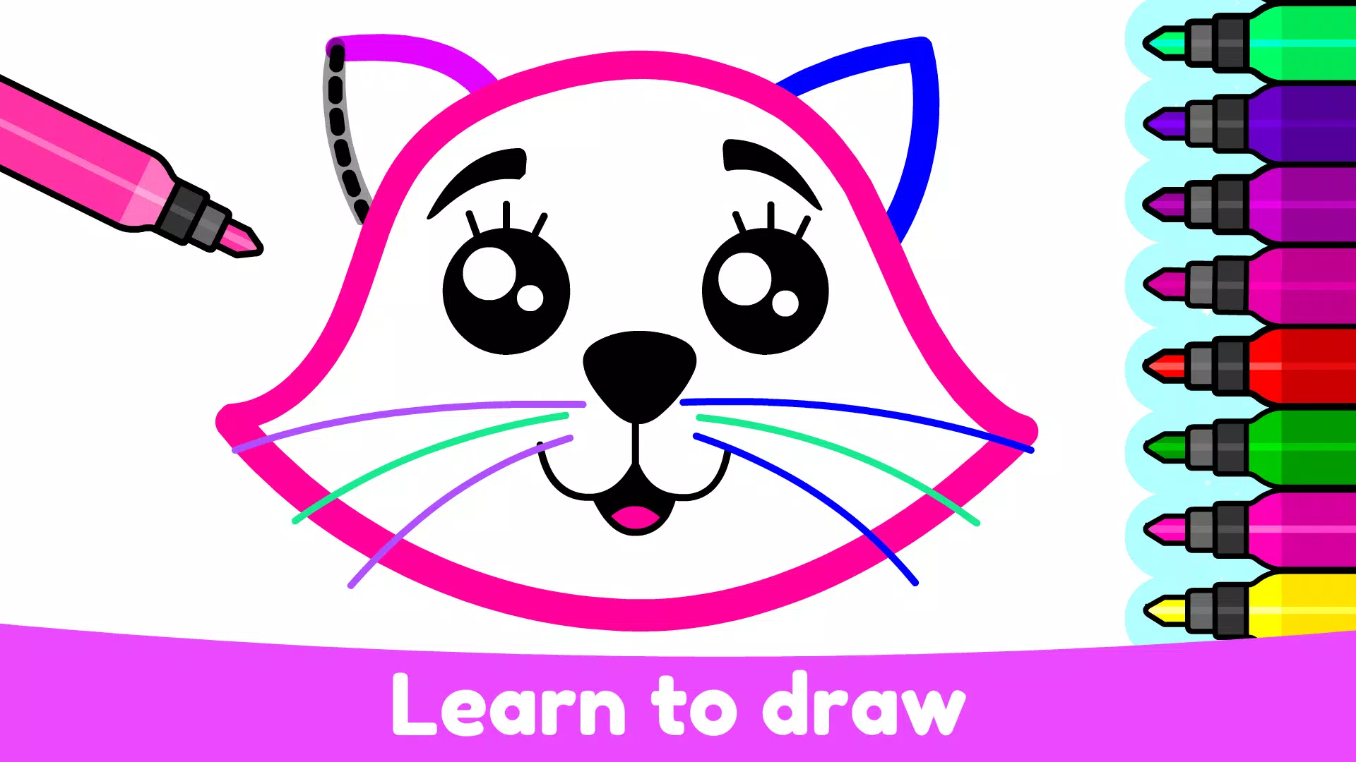 Kids Drawing & Coloring Games 스크린샷 0