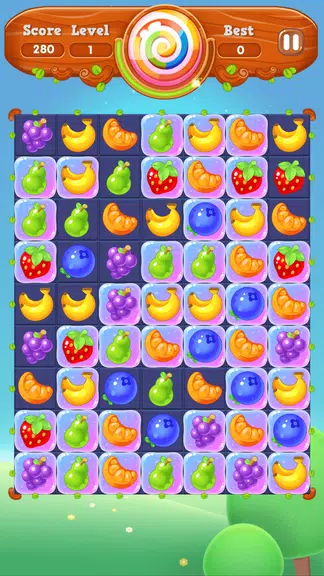 Fruit Melody - Match 3 Games Capture d'écran 0