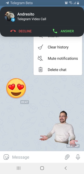 Telegram Beta Captura de pantalla 0