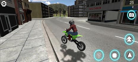 Wheelie King 6 : Moto Rider 3D Ảnh chụp màn hình 1