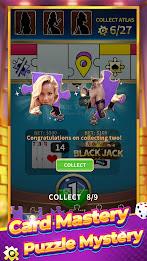 Blackjack 21-Mystery Puzzle Ekran Görüntüsü 3