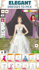 Super Wedding Dress Up Stylist Mod Screenshot 0