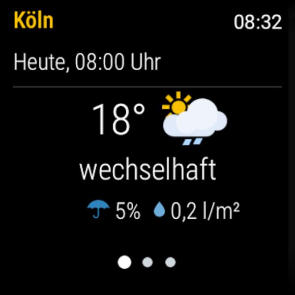 Schermata wetter.de 1