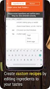 RecipeIq: Guardián de recetas Captura de pantalla 2