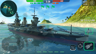 Warships Universe Naval Battle ဖန်သားပြင်ဓာတ်ပုံ 1