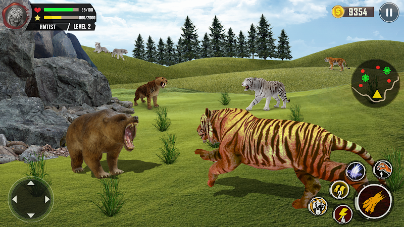 Tiger Simulator 3D Animal Game Zrzut ekranu 2