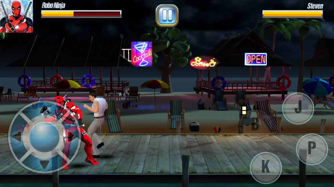 Superhero Iron Ninja Battle ภาพหน้าจอ 2