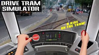 Drive Tram Simulator Tangkapan skrin 0