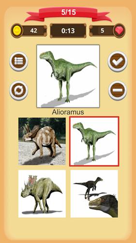 Dinosaurs Quiz Screenshot 1