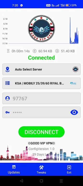 GOOD VIP VPN Captura de tela 2