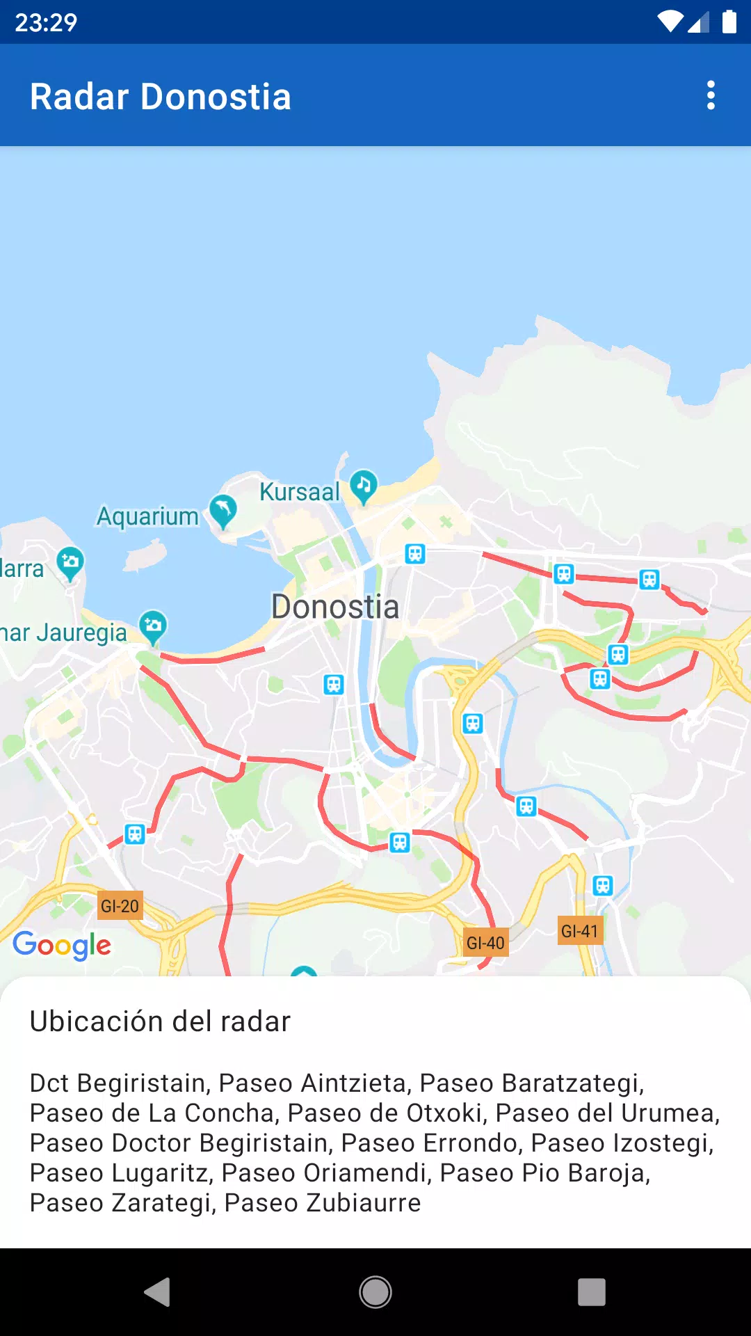 Radar Donostia應用截圖第0張