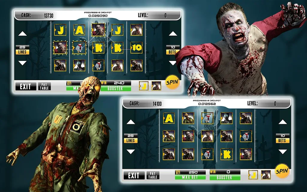 Casino Walking Zombie Slots Machine ဖန်သားပြင်ဓာတ်ပုံ 3