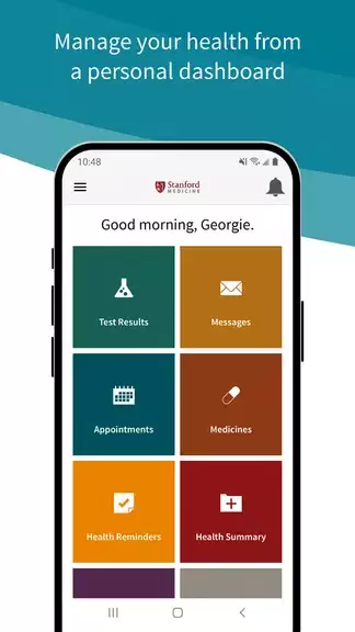 Stanford Health Care MyHealth Ekran Görüntüsü 0