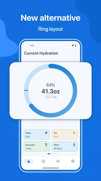 Water Tracker: WaterMinder app স্ক্রিনশট 2