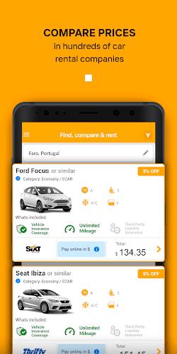 Rentcars: Car rental Zrzut ekranu 2