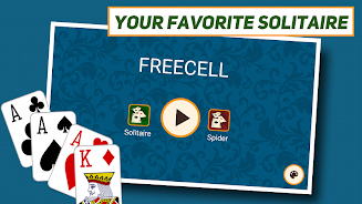 FreeCell Solitaire: Classic Captura de tela 0