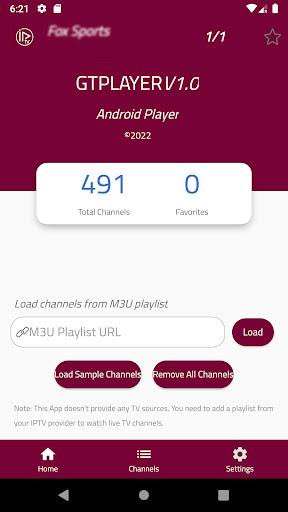 GT IPTV PLAYER স্ক্রিনশট 1