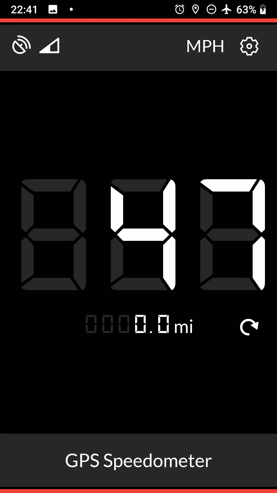 GPS Speedometer ဖန်သားပြင်ဓာတ်ပုံ 2