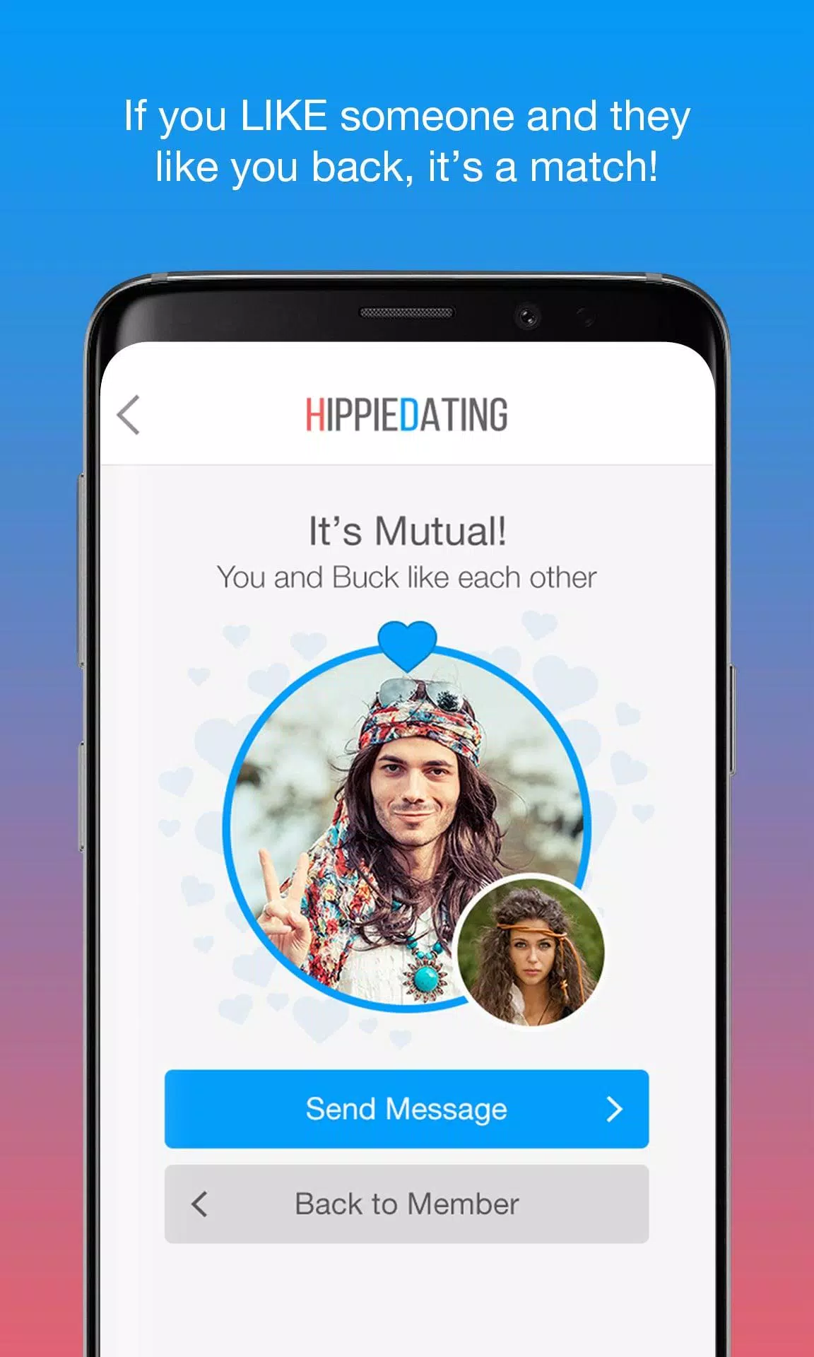 Hippie Dating ဖန်သားပြင်ဓာတ်ပုံ 2